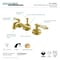 Kingston Brass KS1162WLL 8" Widespread Bathroom Faucet, Polished Brass KS1162WLL - alternate 2